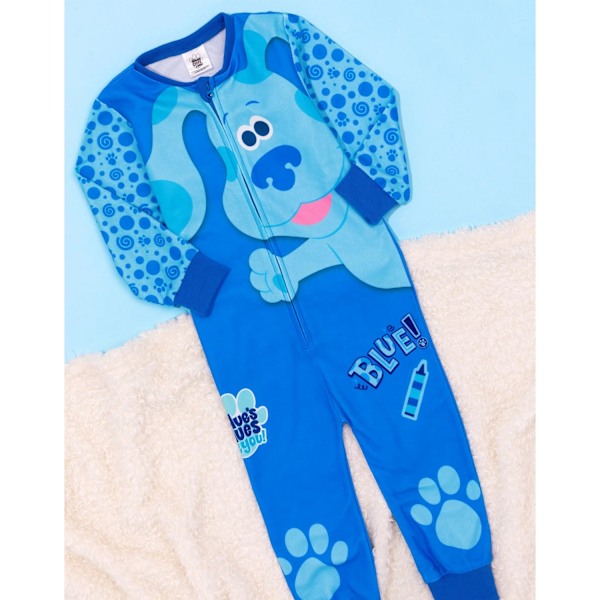 Blue´s Clues & You! Barn/Barn Fleece Pyjamas 18-24 Månader Blue 18-24 Months