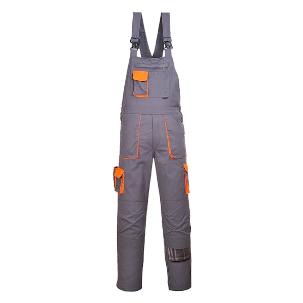 Portwest Herr Texo Kontrast Haklapp Och Byxa Overall 4XL Grå Grey 4XL