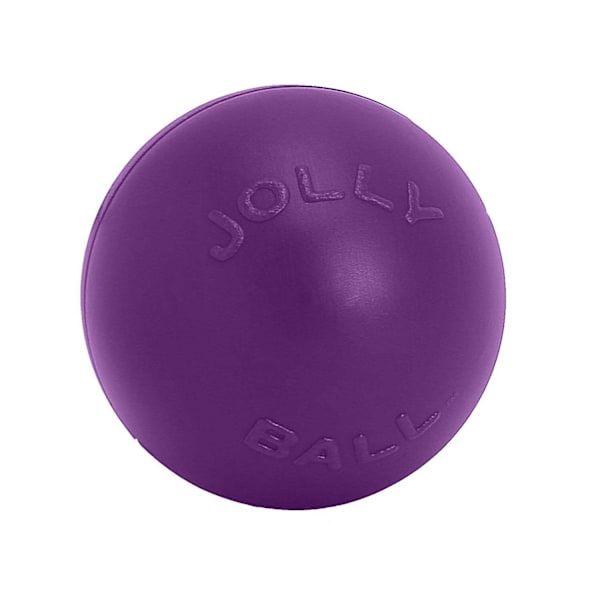 Jolly Pets Push-N-Play Hundboll 10in Lila Purple 10in