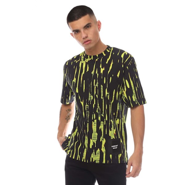 Ambush Herr All-Over Print T-Shirt XL Gul Yellow XL