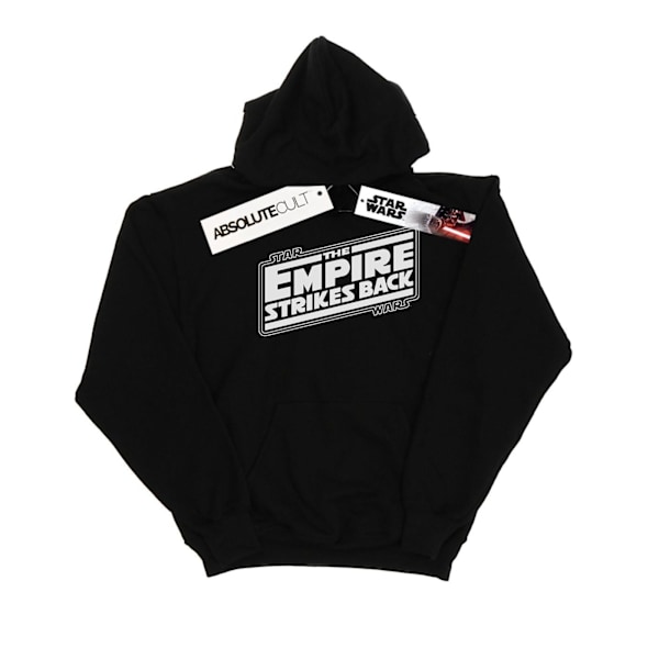 Star Wars Boys The Empire Strikes Back Logo Hoodie 3-4 år Bl Black 3-4 Years