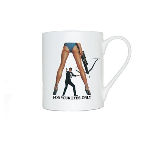 James Bond For Your Eyes Only Mug En Storlek Vit White One Size