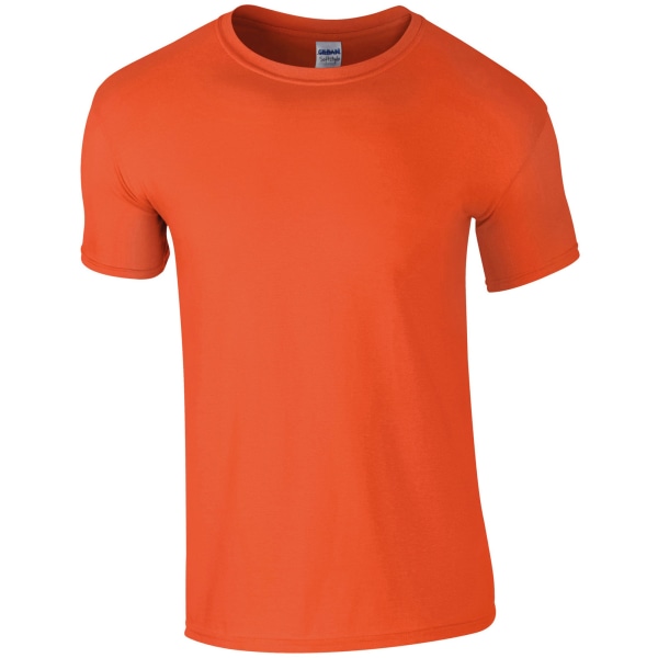 Gildan herr kortärmad mjuk t-shirt 3XL orange Orange 3XL