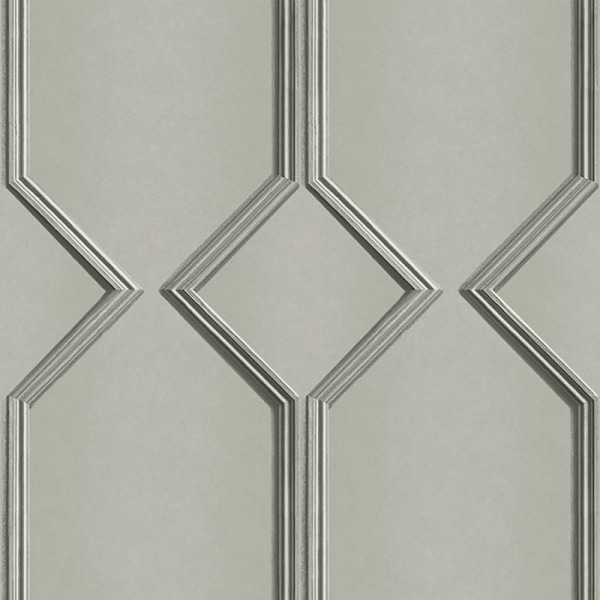Belgravia Alessia Panel Vinyl Tapet 32,8ft x 21in Grå Grey 32.8ft x 21in