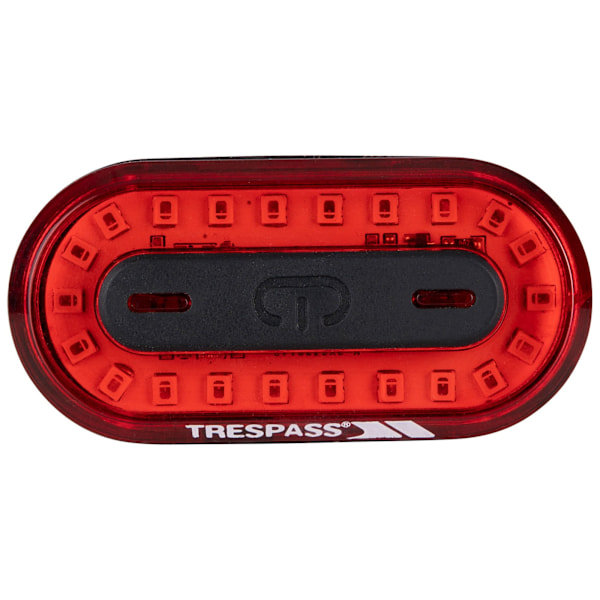 Trespass Serv Bakre Cykellampa En Storlek Röd Red One Size