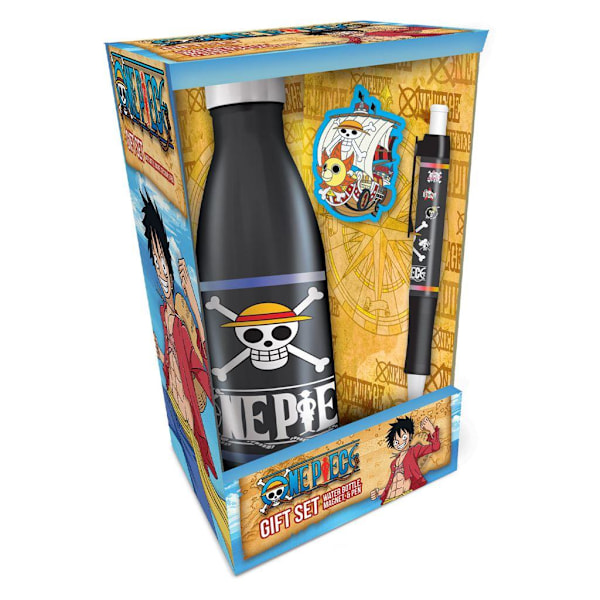 One Piece Straw Hat Crew Emblem Presentset En Storlek Flerfärgad Multicoloured One Size