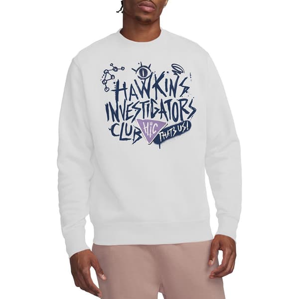 Stranger Things: Tales from ´85 Unisex Vuxen Hic Scribble Tröja White L