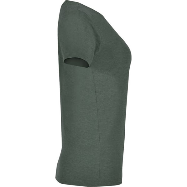 Roly Dam T-shirt med korta ärmar, Fox Heather, XXL, Flaska Bottle Green XXL