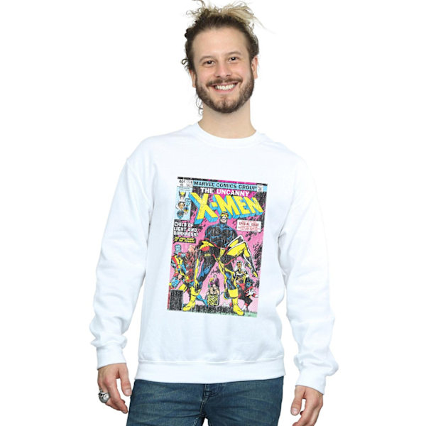 Marvel Mens X-Men Final Phase Of Phoenix Sweatshirt 4XL Vit White 4XL