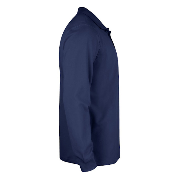 Clique Classic Lincoln långärmad poloskjorta för män 4XL mörkblå Dark Navy 4XL