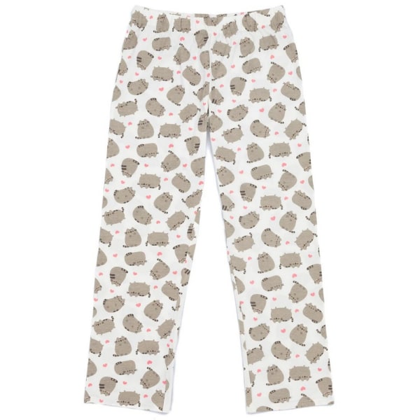 Pusheen Dam/Dam Nah Long Pyjamas Set L Vit/Grå White/Grey L