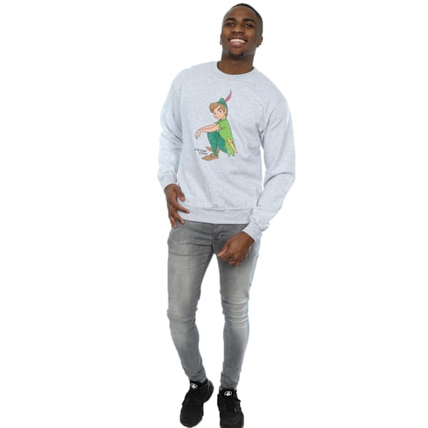 Peter Pan Classic Sweatshirt för män XL Heather Grey Heather Grey XL