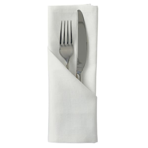 Nutshell Ekologisk Bomull Enfärgad Servett En Storlek Vit White One Size