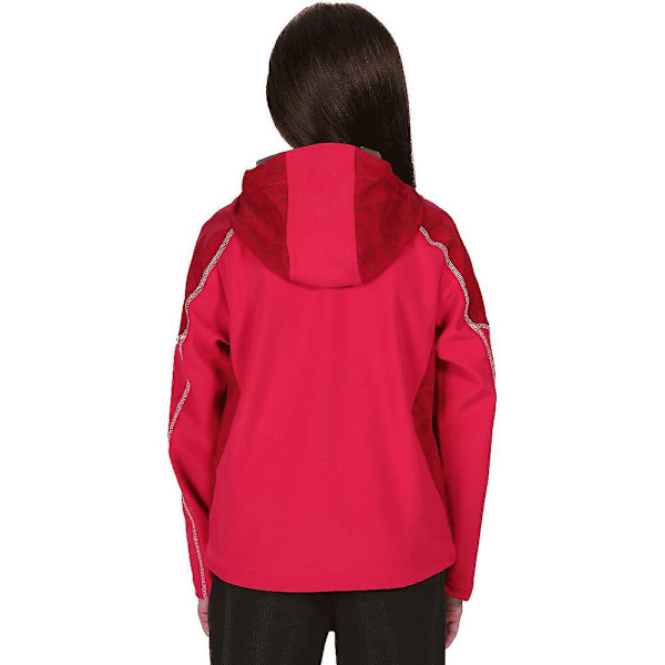 Regatta Barn/Barn Acidity IV Reflex Softshelljacka med Huva J Duchess Pink/White 14 Years