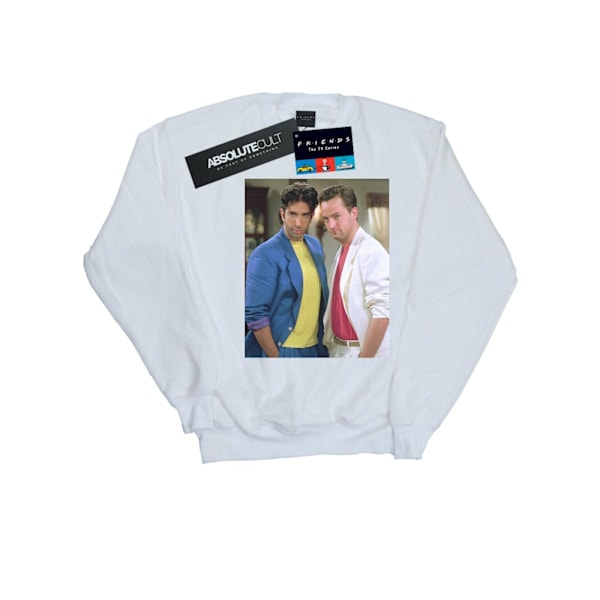 Friends Herr 80-tal Ross Och Chandler Sweatshirt XXL Vit White XXL