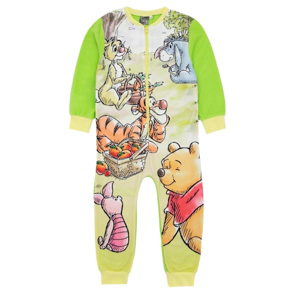 Winnie the Pooh Barnkläder/Barnkaraktär Pyjamas 2-3 År Gr Green/Yellow 2-3 Years