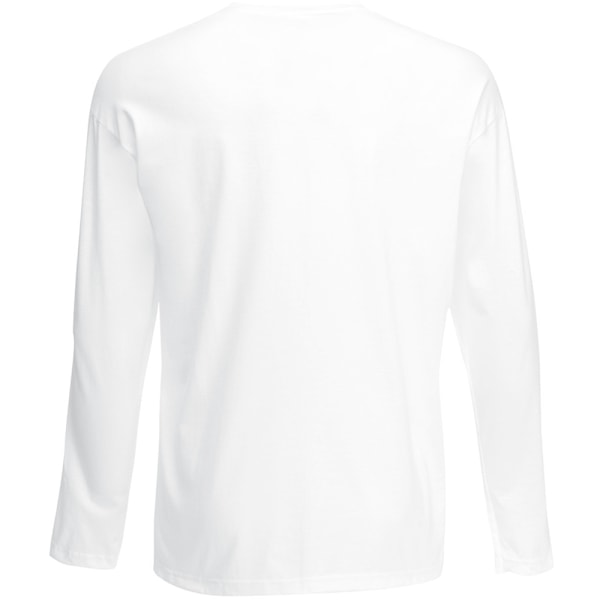 Herr Value Långärmad Casual T-shirt X Large Snow Snow X Large