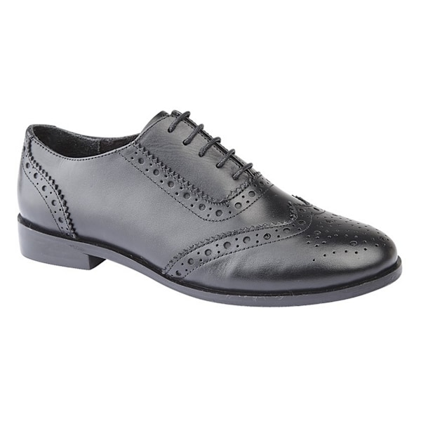 Cipriata Dam/Dam Violetta Läder Brogue Oxford Skor 6 UK Black 6 UK