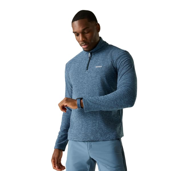 Regatta Herr Thompson Marl Half Zip Fleecejacka L China Blue China Blue L