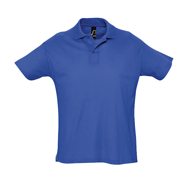 SOLS Herr Sommar II Pique Kortärmad Poloskjorta S Royal Blue Royal Blue S