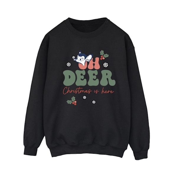 Disney Dam/Kvinnor Bambi Oh Deer Sweatshirt 4XL Svart Black 4XL