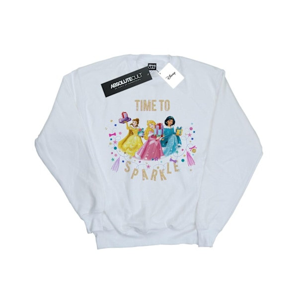 Disney Womens/Ladies Princess Time To Sparkle Sweatshirt XXL Wh White XXL