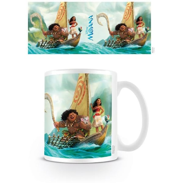 Moana Båt Mugg En Storlek Flerfärgad Multicoloured One Size