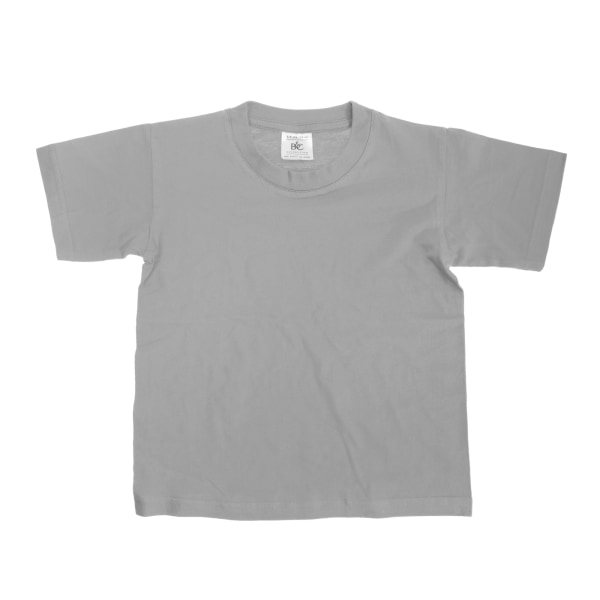 B&C Kids/Childrens Exact 150 kortärmad T-shirt (paket med 2) Sport Grey 9-11
