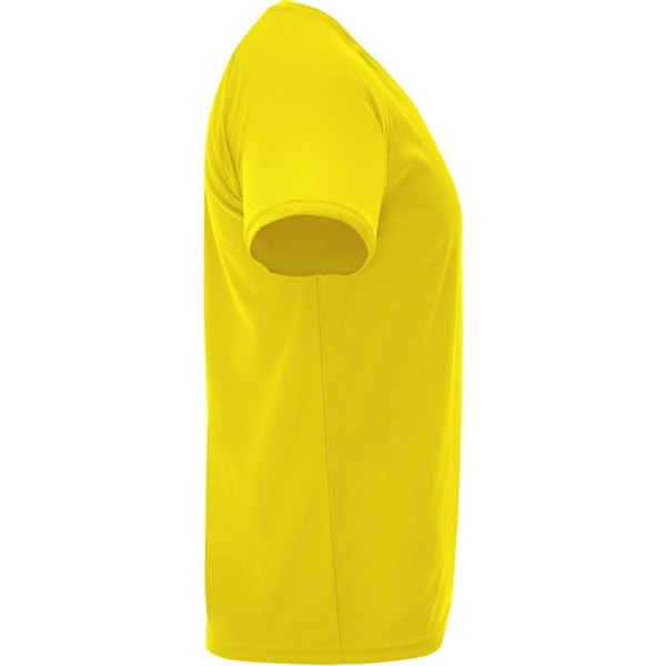 Roly Bahrain T-shirt för män, kortärmad, sport, S, gul Yellow S