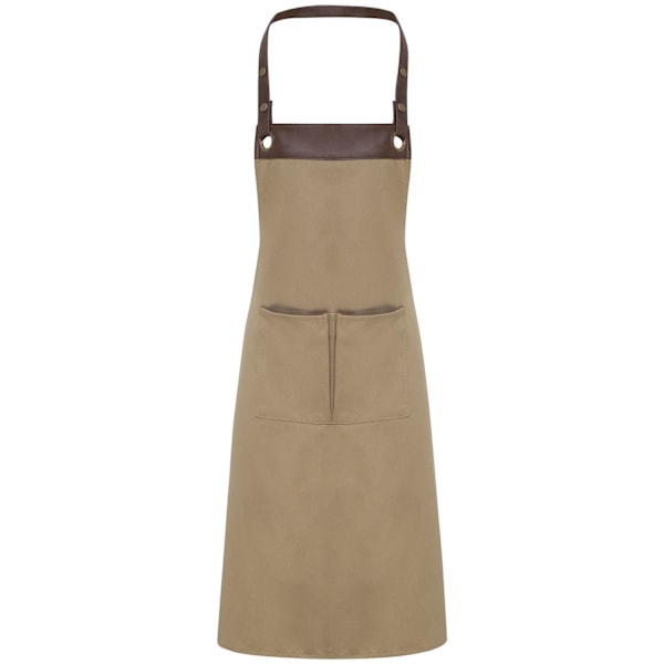 Premier Unisex Vuxen Espresso Full Apron One Size Khaki/Brun Khaki/Brown One Size