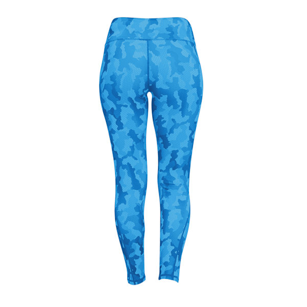 Tri Dri Dam/Dam Performance Hexoflage Leggings M Camo Sap Camo Sapphire M