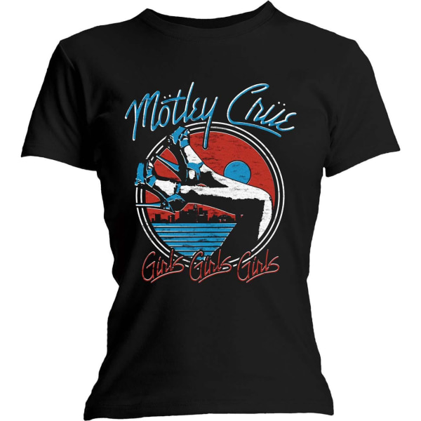 Motley Crue Dam/Dam Klack T-Shirt XXL Svart Black XXL
