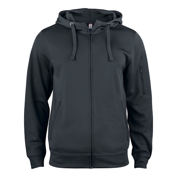 Clique Herr Basic Active Full Zip Hoodie XS Svart Black XS