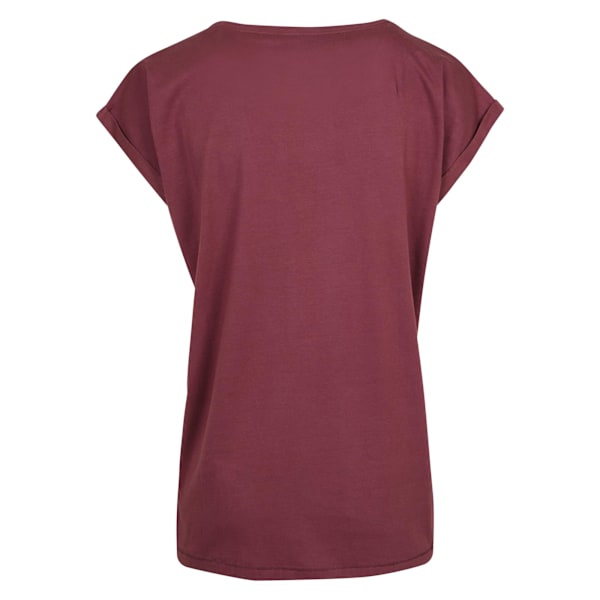 Bygg ditt varumärke Dam/Dam Extended Shoulder T-shirt 3XL Ch Cherry 3XL