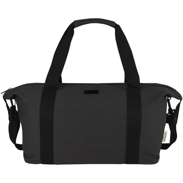 Joey Canvas Sports Recycled Duffel Bag One Size Solid Black Solid Black One Size