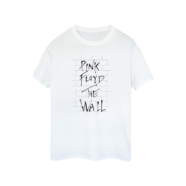 Pink Floyd Dam/Damer The Wall Boyfriend Fit Bomull Boyfrien White S