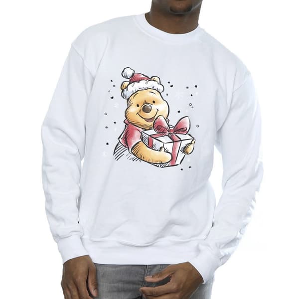 Nalle Puh Herr Present Tröja S Vit White S