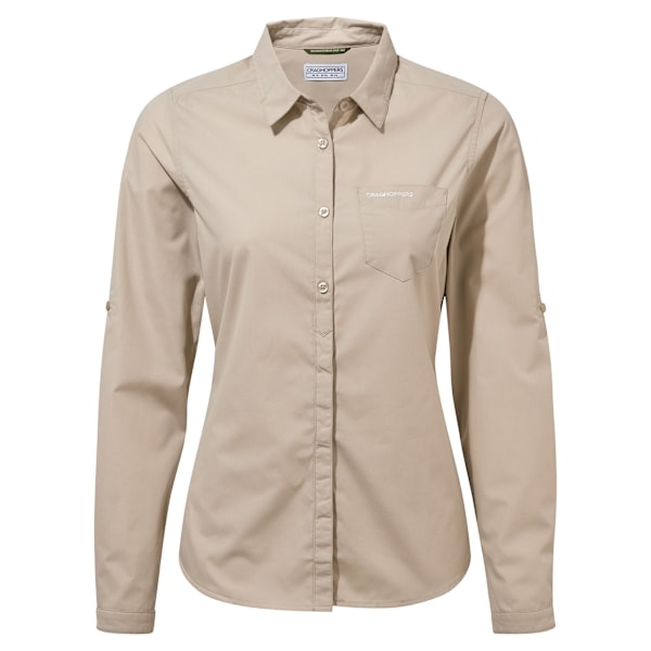 Craghoppers Womens/Ladies Kiwi II Shirt 10 UK Desert Sand Desert Sand 10 UK