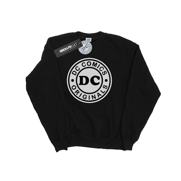 DC Comics Herr DC Originals Logotyp Sweatshirt 3XL Svart Black 3XL