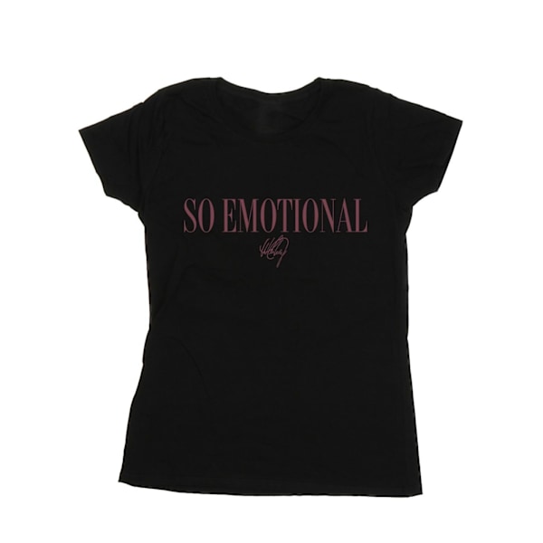 Whitney Houston Dam/Kvinnor So Emotional Bomull T-shirt M Bla Black M