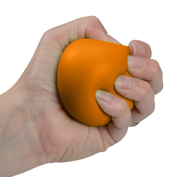 Bullet Round Stress Reliever 6,3 cm Orange Orange 6.3 cm