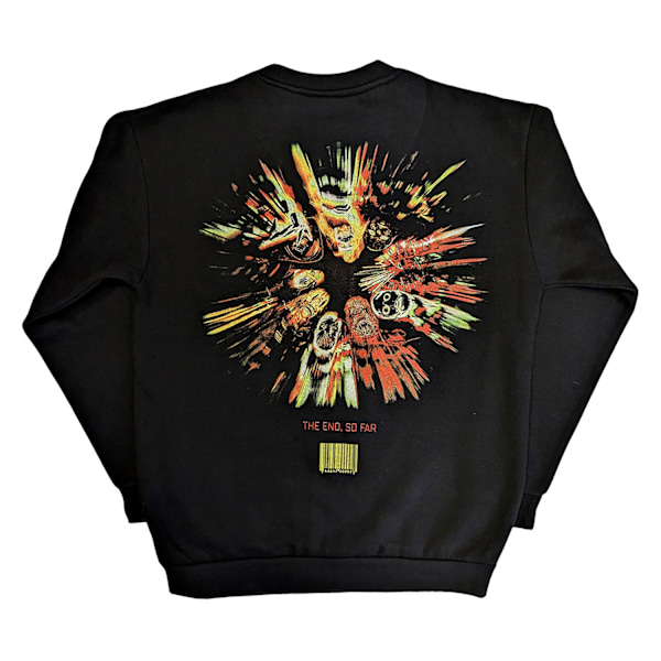 Slipknot Unisex Vuxen The End So Far Bandfigurer Ryggtryck Sweatshirt Black S