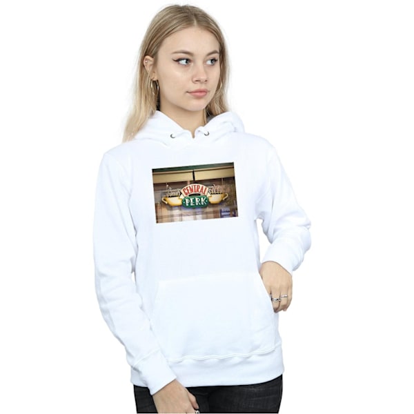 Friends Dam/Damer Central Perk Foto Hoodie L Vit White L