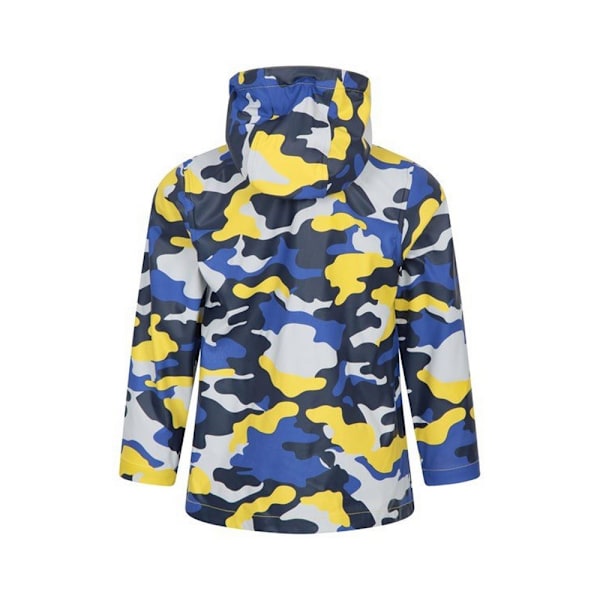 Mountain Warehouse Barnjacka och byxor i regndroppsmönster för barn Pale Yellow 7-8 Years