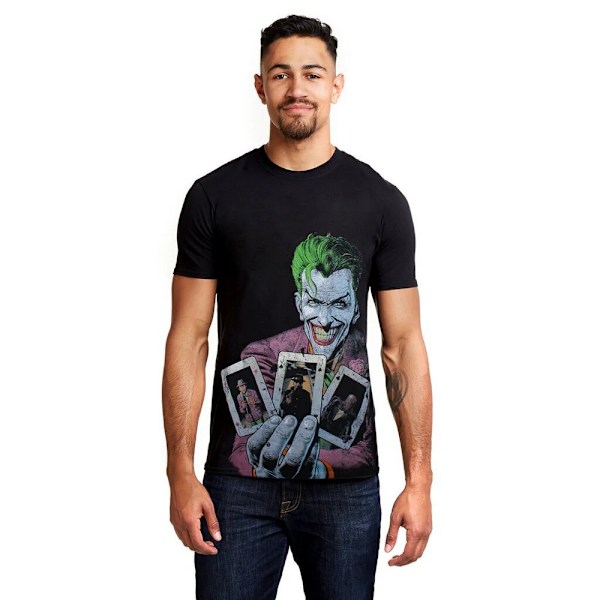 The Joker Mens Full House Bomull T-Shirt L Svart Black L