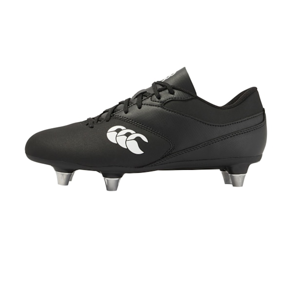 Canterbury Phoenix Raze Soft Ground Rugby Boots 6 UK Svart Black/White 6 UK