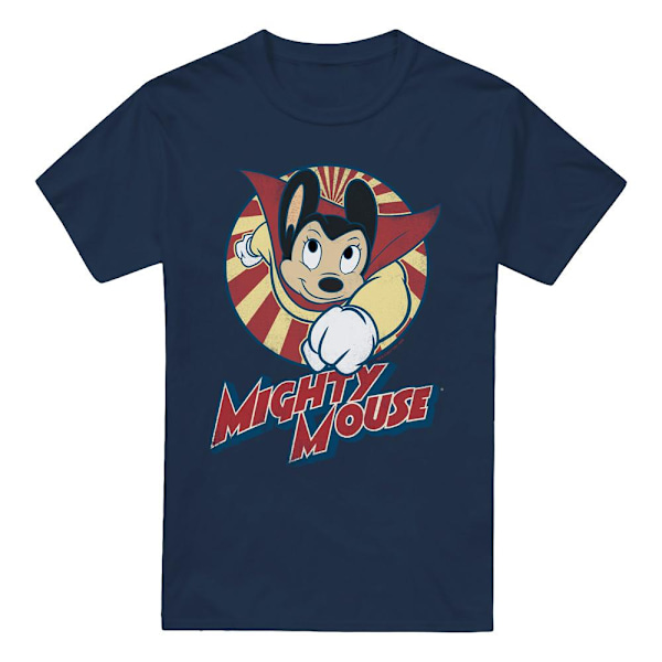 Mighty Mouse Herr The One The Only T-Shirt 4XL Marinblå Navy 4XL