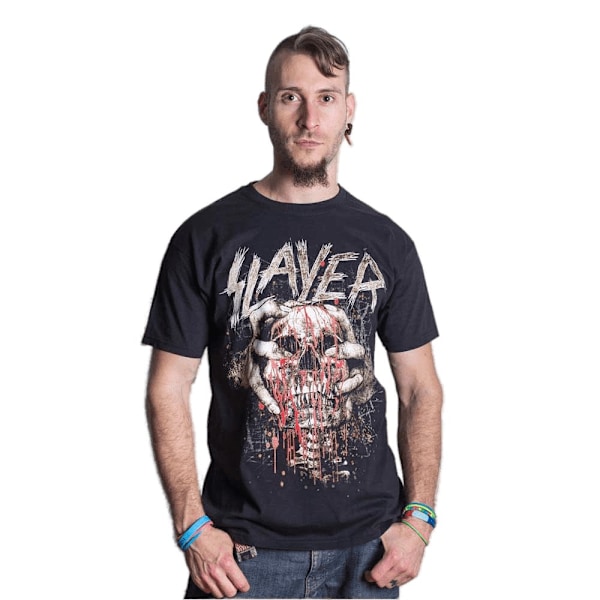 Slayer Unisex Vuxen Dödskalle Motiv T-shirt XL Svart Black XL