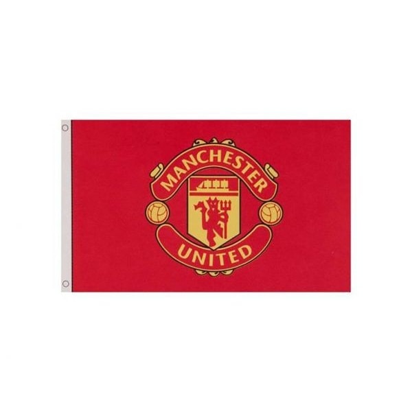 Manchester United FC Flag One Size Röd Red One Size