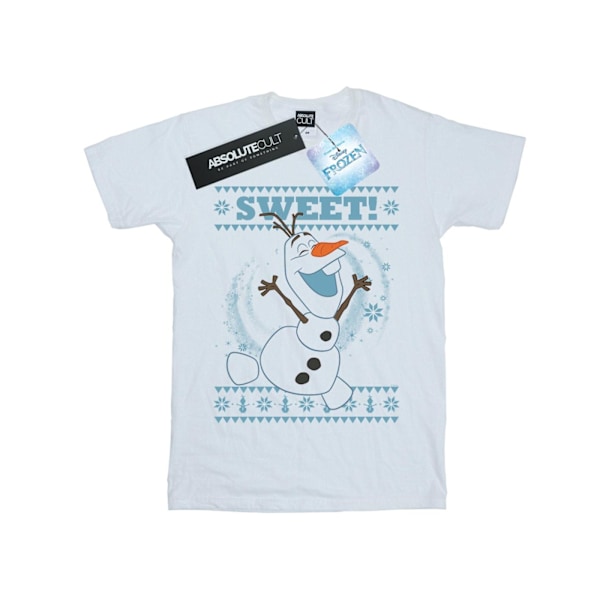 Disney Herr Frozen Olaf Sweet Christmas T-Shirt M Vit White M